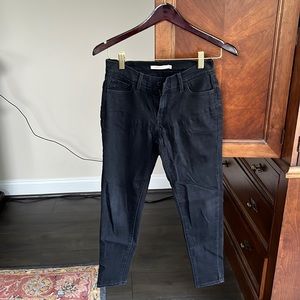 Levis black jeans- 710 super skinny size 26